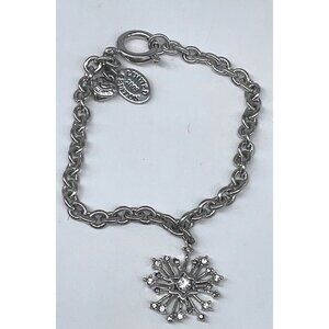 Juicy Contour Limited Edition 2009 Swarovski Rhinestone Silver Tone Snowflake Ch